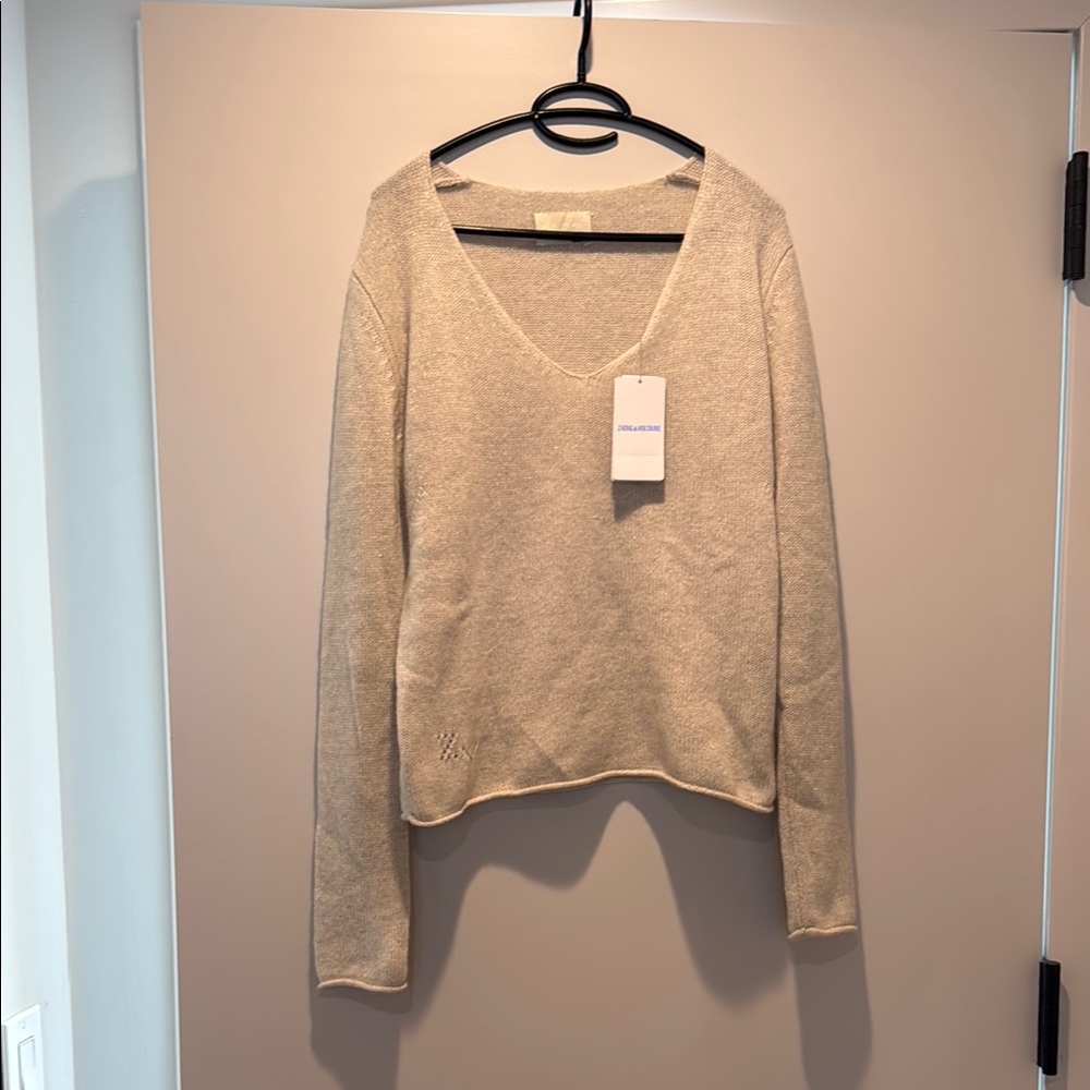 Zadig & Voltaire Nofsa Lurex cashmere  Sweater